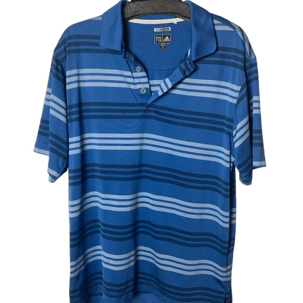 Adidas Shirt Mens Size M Polo/Golf 3 Pocket